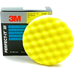 Gąbka polerska 3M 50488 bardzo miękka, karbowana, zółta 150mm