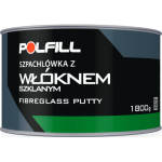 Szpachlówka z włóknem szklanym POLFILL Biała 1kg + Utwardzacz