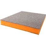 Dwustronna gąbka ścierna INDASA 595077 98x120x13mm Medium P120