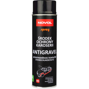 Powłoka ochronna NOVOL Antigravel MS baranek czarny Spray 500ml