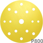 Krążek ścierny KOVAX Eagle Yellow Film 15 otworów 152mm P800