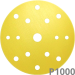 Krążek ścierny KOVAX Eagle Yellow Film 15 otworów 152mm P1000