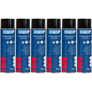 Wosk do profili zamkniętych DINITROL 1000 Penetrant HS Spray 6x500ml