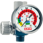 Manometr z reduktorem SATA 27771 mikrometr 1/4"