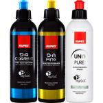 Zestaw past polerskich RUPES DA Coarse DA Fine Uno Pure 3 x 250ml