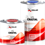 Lakier bezbarwny EXLAK Cristal HS 1L + Utwardzacz