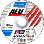 Tarcza do cięcia aluminium NORTON Alu 125mm x 1,6 Typ 41 25 szt.