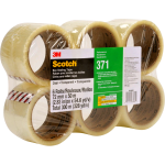 Taśma pakowa 3M Scotch 371 transparentna 6 szt. 48mm x 66m