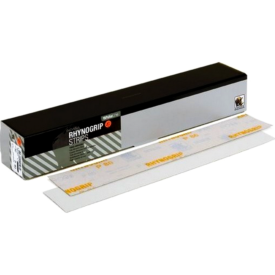 70 x 420 mm 23H INDASA WHITELINE Schleifstreifen mit Klett diverse Körnungen zur Auswahl (50 Schleifstreifen P 40 in
