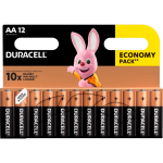 Baterie alkaiczne DURACELL AA LR6 1.5 V paluszki 12 szt.