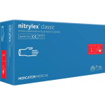 Rękawice nitrylowe MERCATOR Nitrylex Classic L 100 szt. 