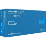 Rękawice nitrylowe MERCATOR Nitrylex Classic M 100 szt.