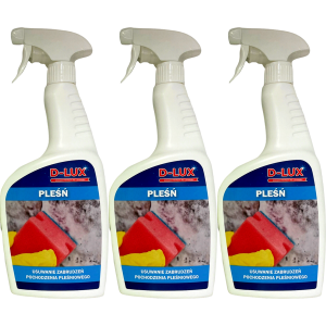 Płyn na pleśń i grzyby D-LUX Spray 1,5L 3 szt.