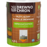 Impregnat do drewna DREWNOCHRON Express Biały 4,5L