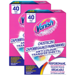 Chusteczki wyłapujące kolor VANISH przeciw farbowaniu 2 x 20