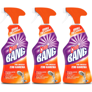 Płyn do mycia CILIT Bang Zero Kamienia Kamień i Brud Spray 3x
