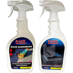 Zestaw do mycia i konserwacji nagrobków D-LUX skuteczny Spray