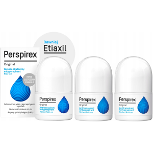 Antyperspirant PERSPIREX Etiaxil Original Roll-on ochrona przed potem 3x