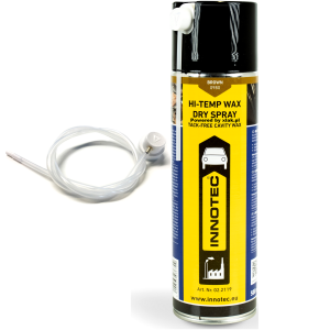 Suchy wosk brązowy INNOTEC Hi-Temp Wax Dry Spray + Dysza
