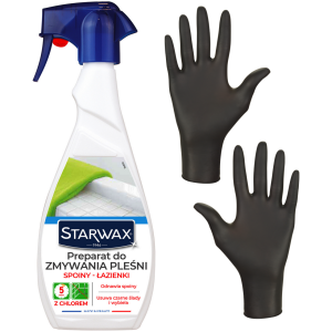Płyn na pleśń grzyby do fug STARWAX czyści i wybiela Spray