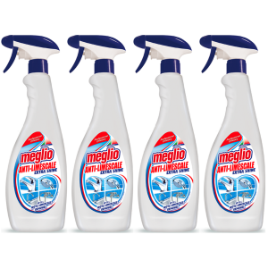 Odkamieniacz MEGLIO Anti-Limescale Usuwa Kamień Łazienka Spray 4x