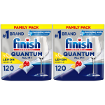 Kapsułki do zmywarki FINISH Quantum All In 1 Lemon Szybkie 240 szt.