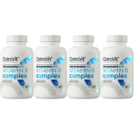 Kompleks witamin 100% OstroVit Witamina B1 B2 B3 B5 B6 B7 B9 B12 C E 360 szt.