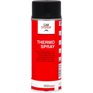 Lakier termoodporny do 600°C CARSYSTEM Thermo-Spray czarny 400ml